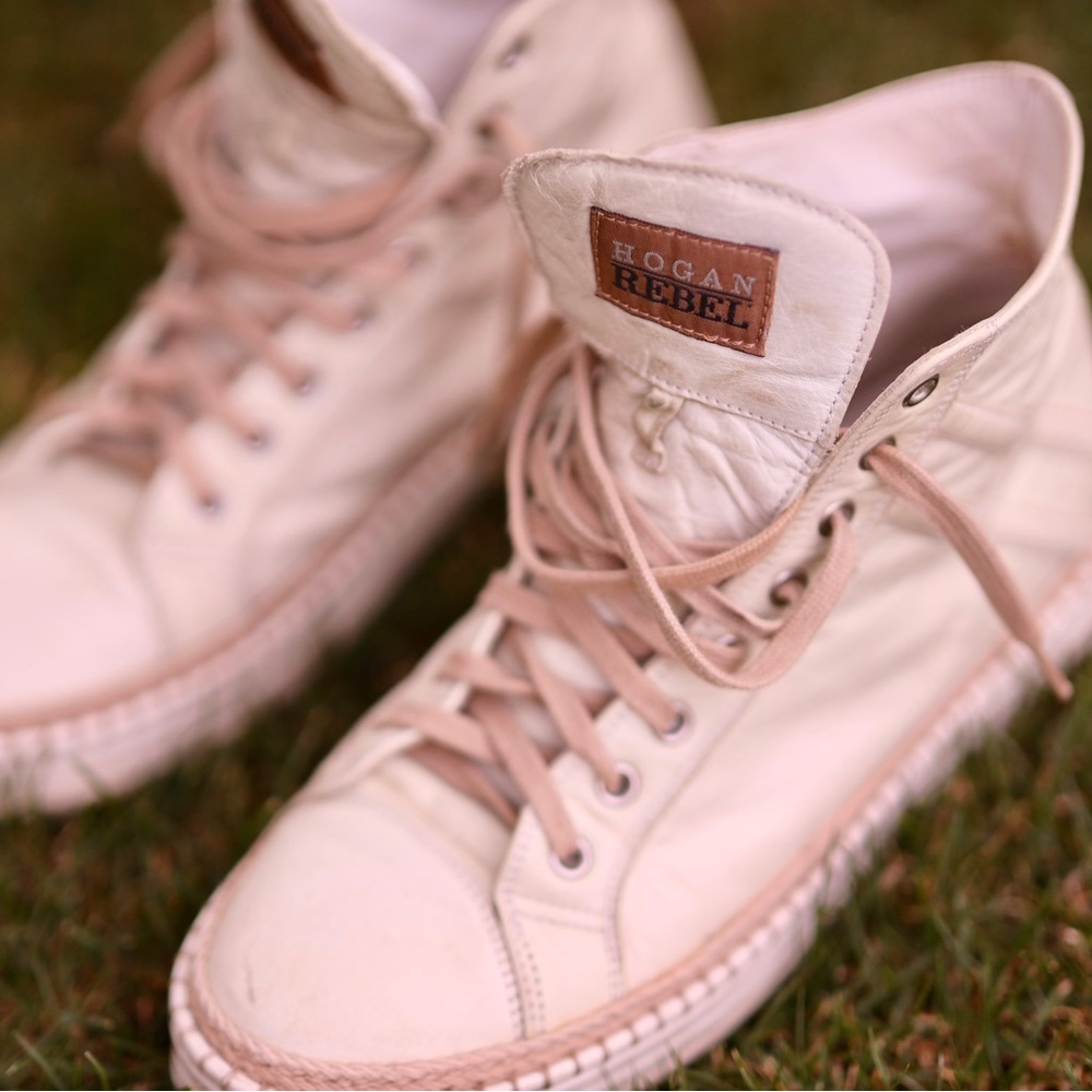 Hogan Leather High Tops - Picture 2 of 14